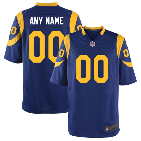 Nike Los Angeles Rams Customized Royal Blue Stitched Youth NFL Jersey